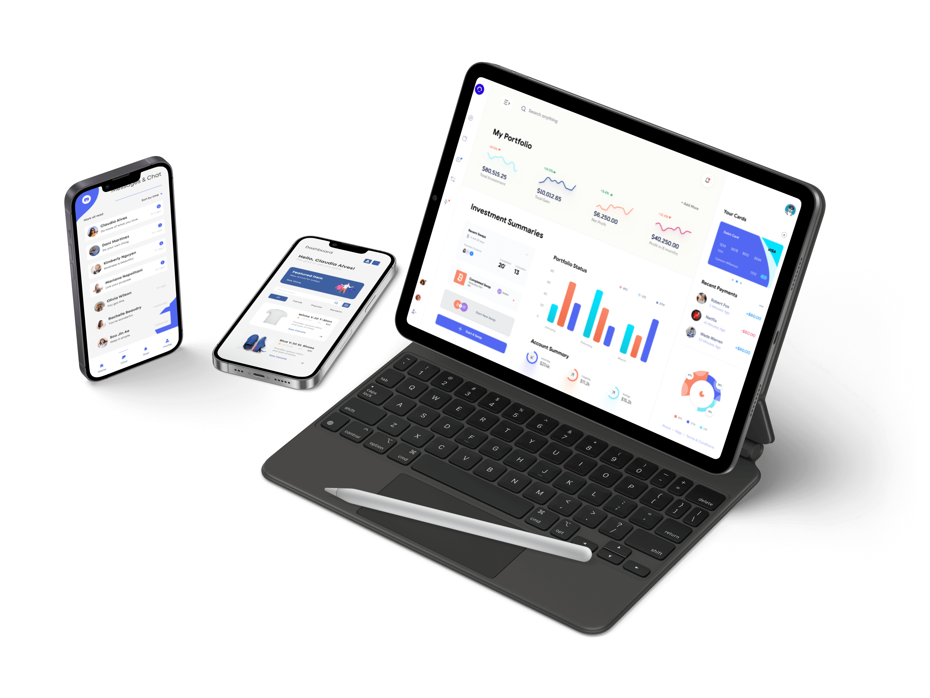 App Dashboard on multiple devices